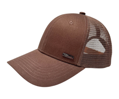 Basecap - gebogener Schirm mit Netz